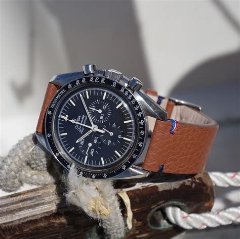 bracelet cuir omega speedmaster prix|omega scuba watch bracelet.